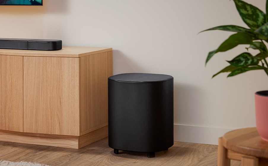 780W max output power and a 10" wireless subwoofer